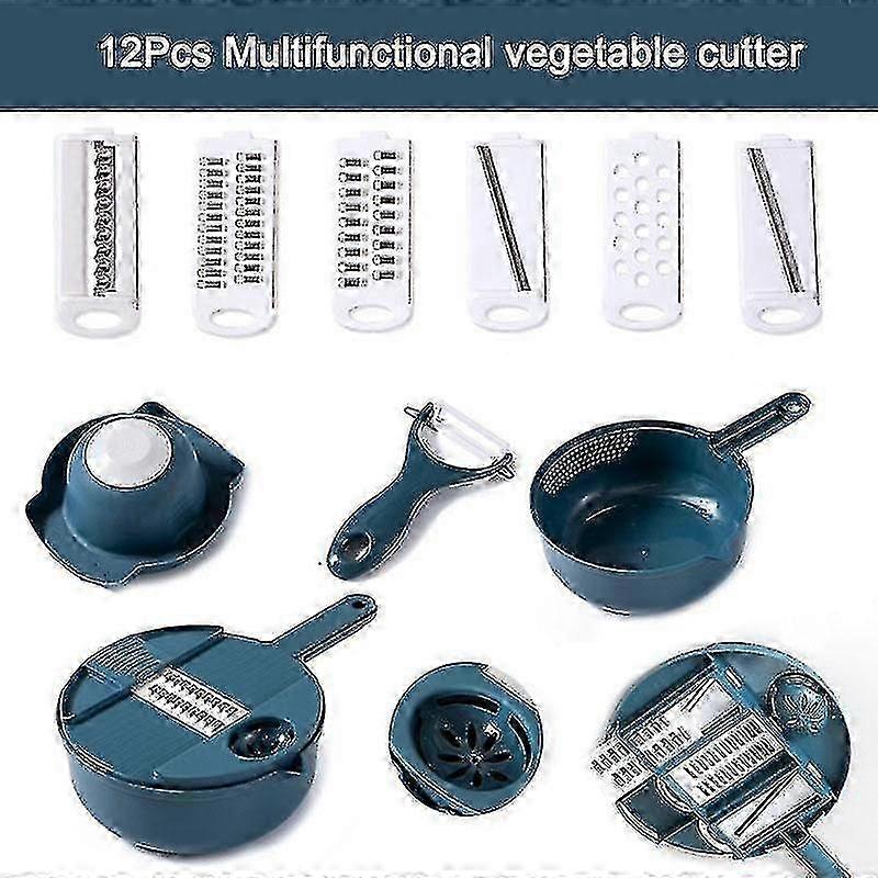 Garlic Presses Multi Function Vegetable Chopper Carrots Potatoes Grater Cut Shred Kitchen Garlic Press