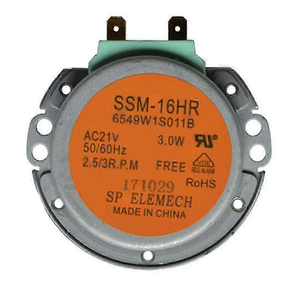 16HR AC21V 3W 50/60Hz 6549W1S011B Turntable Synchronous Motor Replacement for Micro Oven 2025