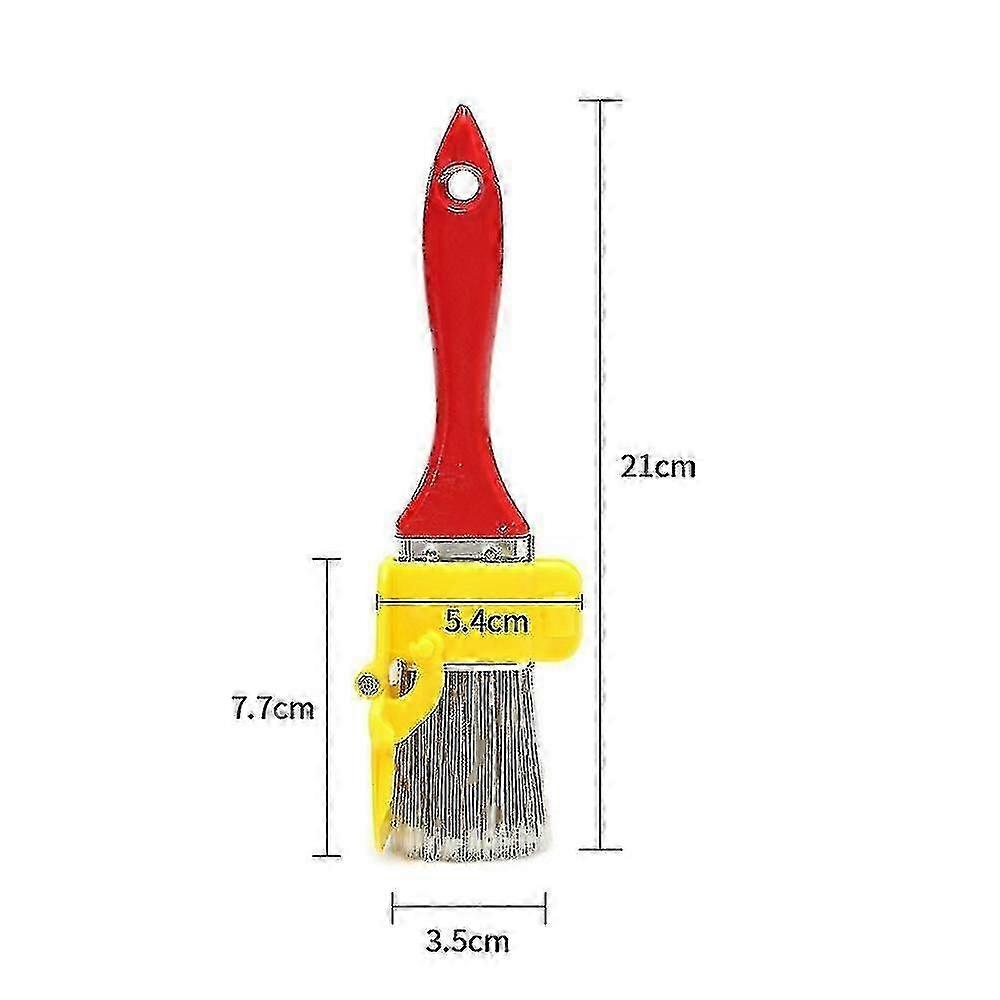 Handheld Paint Edger Tool with Roller Brush Kit for Wall Ceiling and Roof Trimming