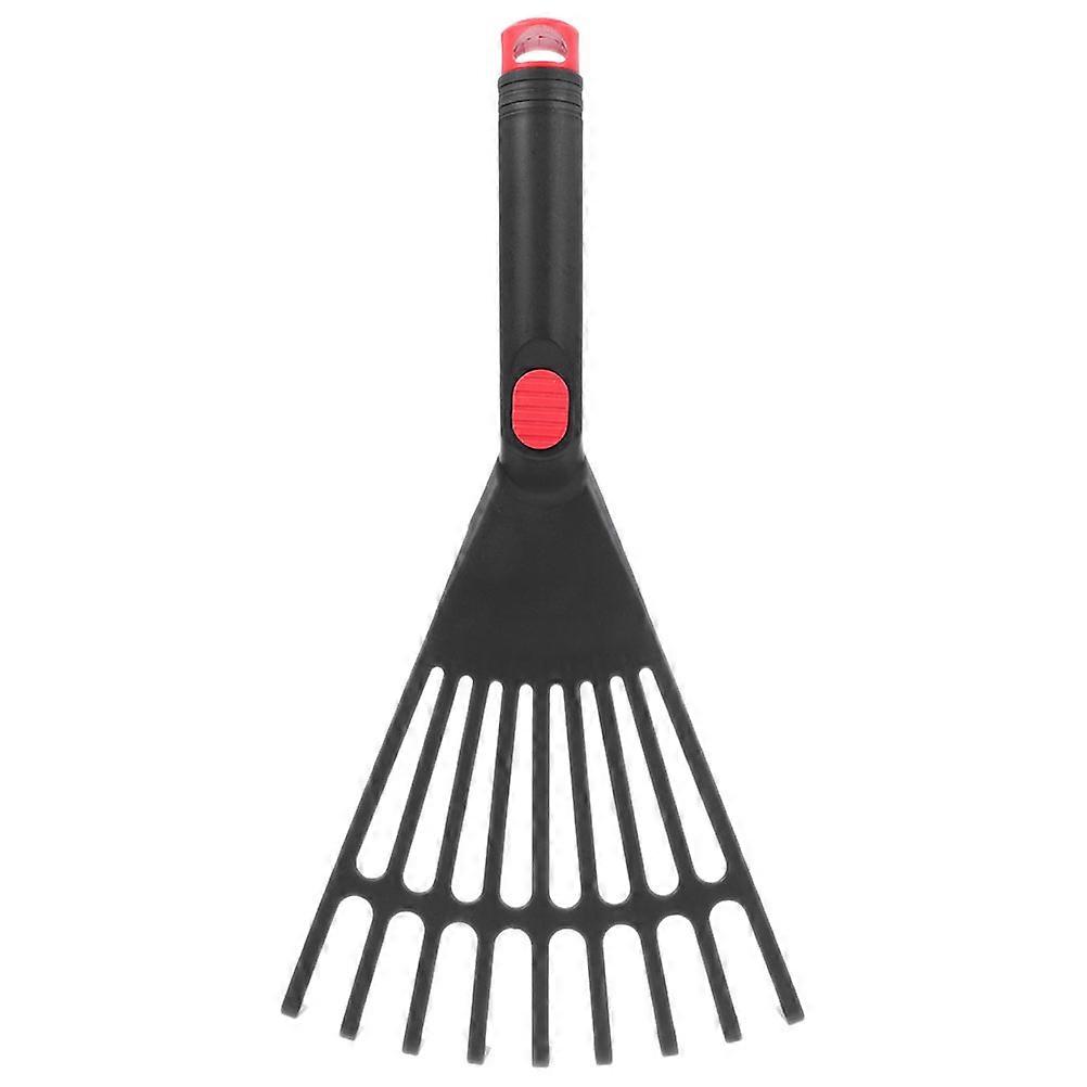 Ergonomic Plastic Rake for Leaves, Designed for Comfort and Durability