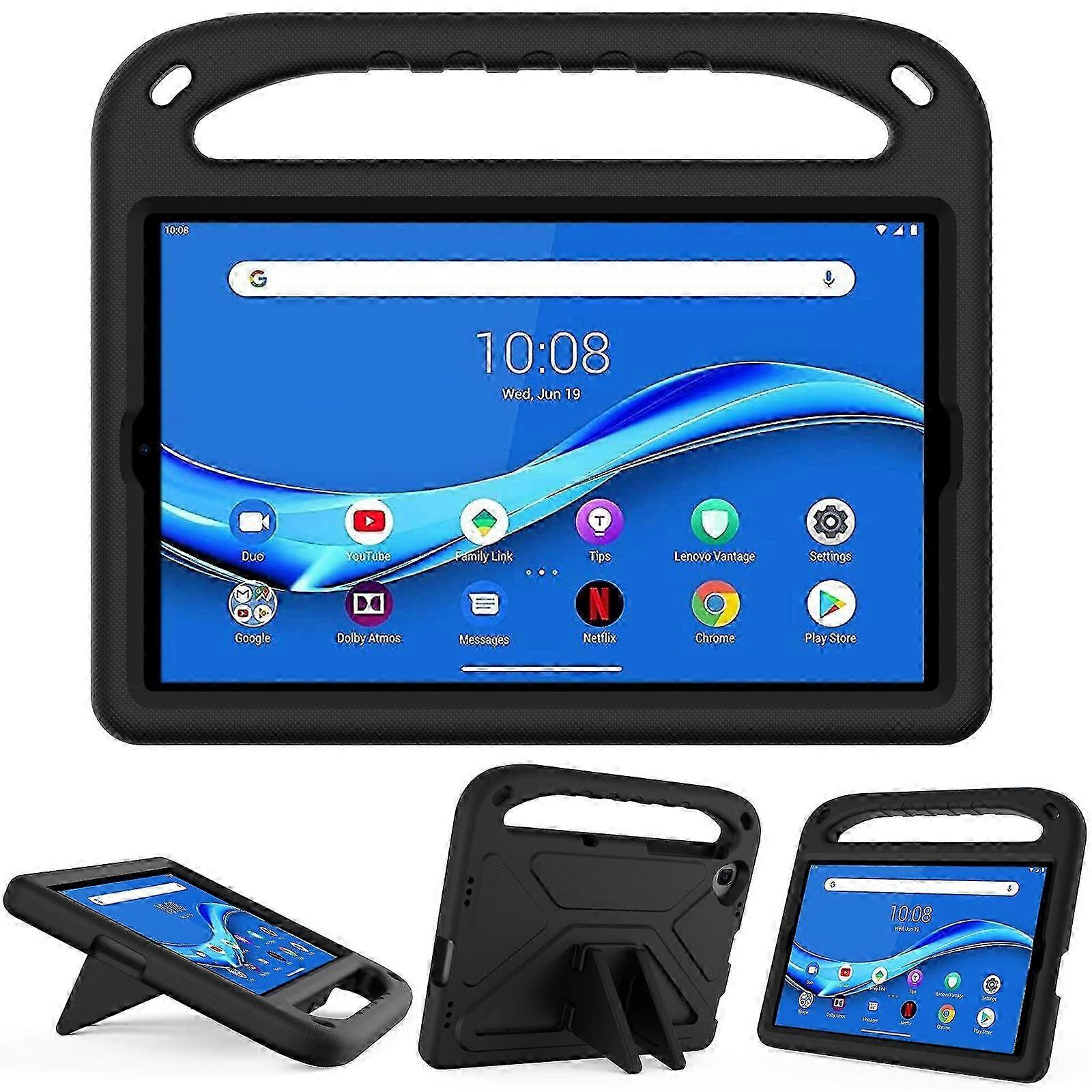 2025 For Lenovo Tab M10 FHD Plus TB-X606F / TB-X606M Handle Portable EVA Shockproof Protective Case with Triangle Holder