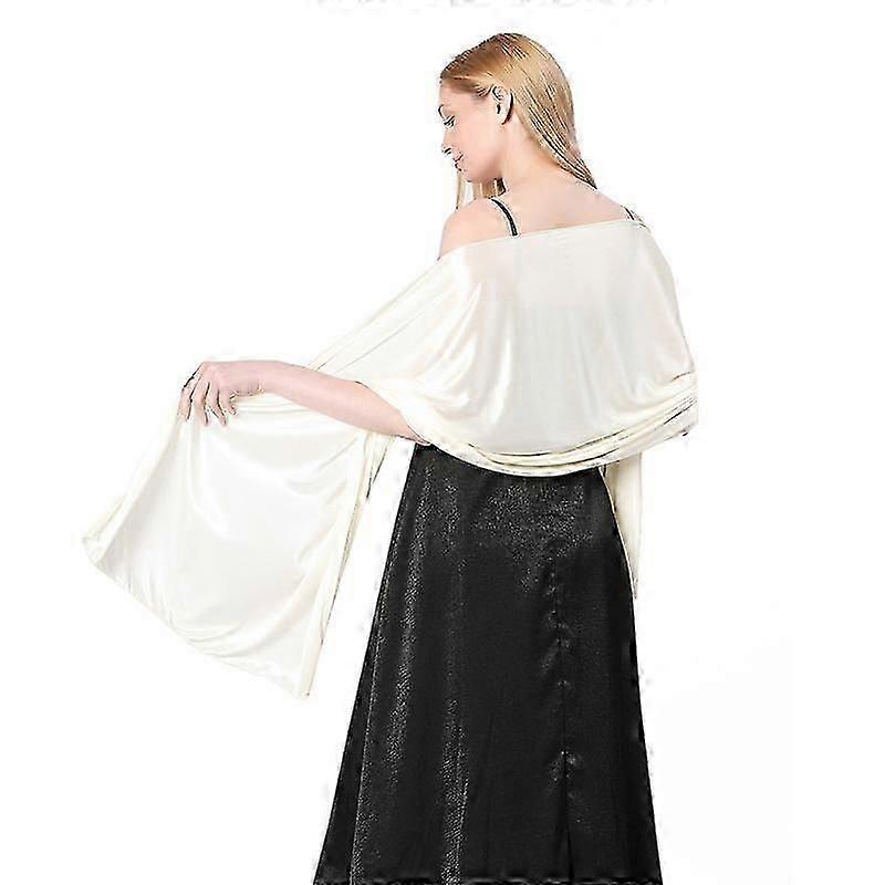 Silk-like Fabric Shawls Scarves Wraps, size is 200*70cm