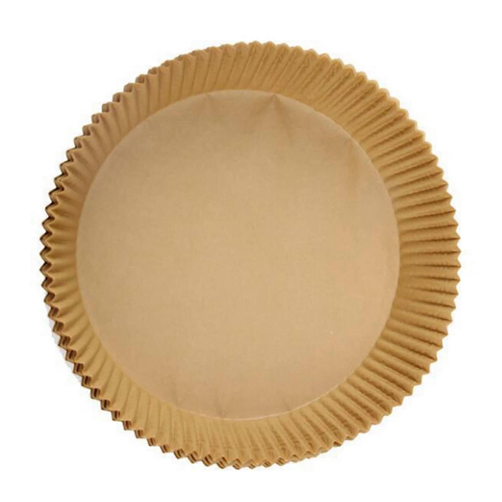 30/50/100 Pieces Hot Air Fryer Paper Dutch Oven Liners Heat Resistant Round Design Paper for Baking, Roasting, Microwave, Baking Paper Ref: 2500