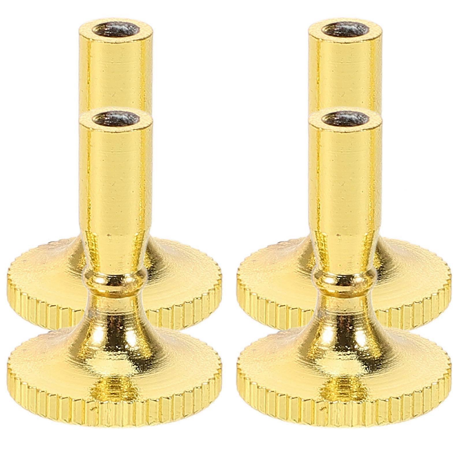 Floor Lamp Switch Copper Light Socket Knob On For Homeowners 2.00X1.50X1.50cm 4Set