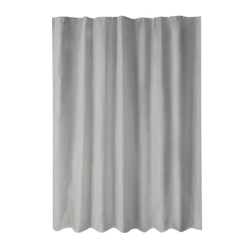 Easy To Install Rectangular Shower Curtain For Bathroom Decor In Grey Color 1Pack