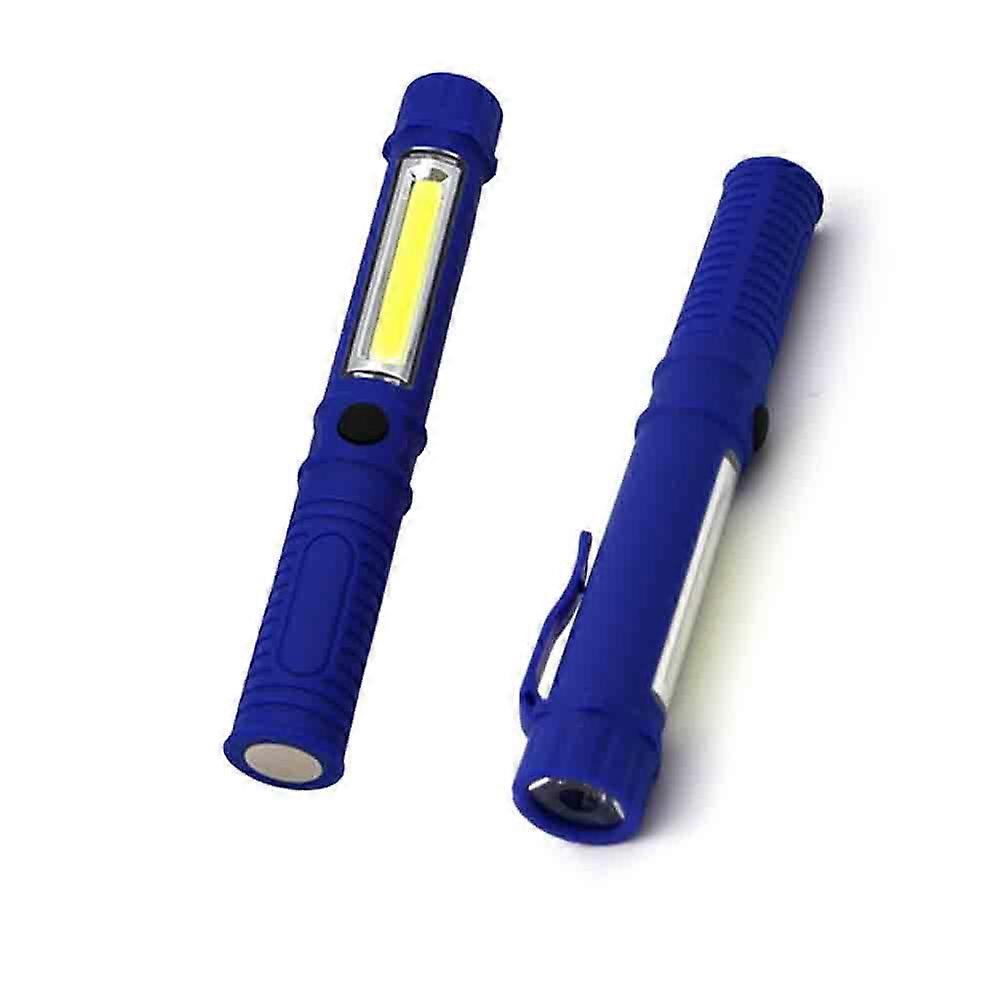 Multifunctional Cob Working Light Mini Cob Flashlight For Camping Fishing Reading Writing Biking Climbing 1Pack