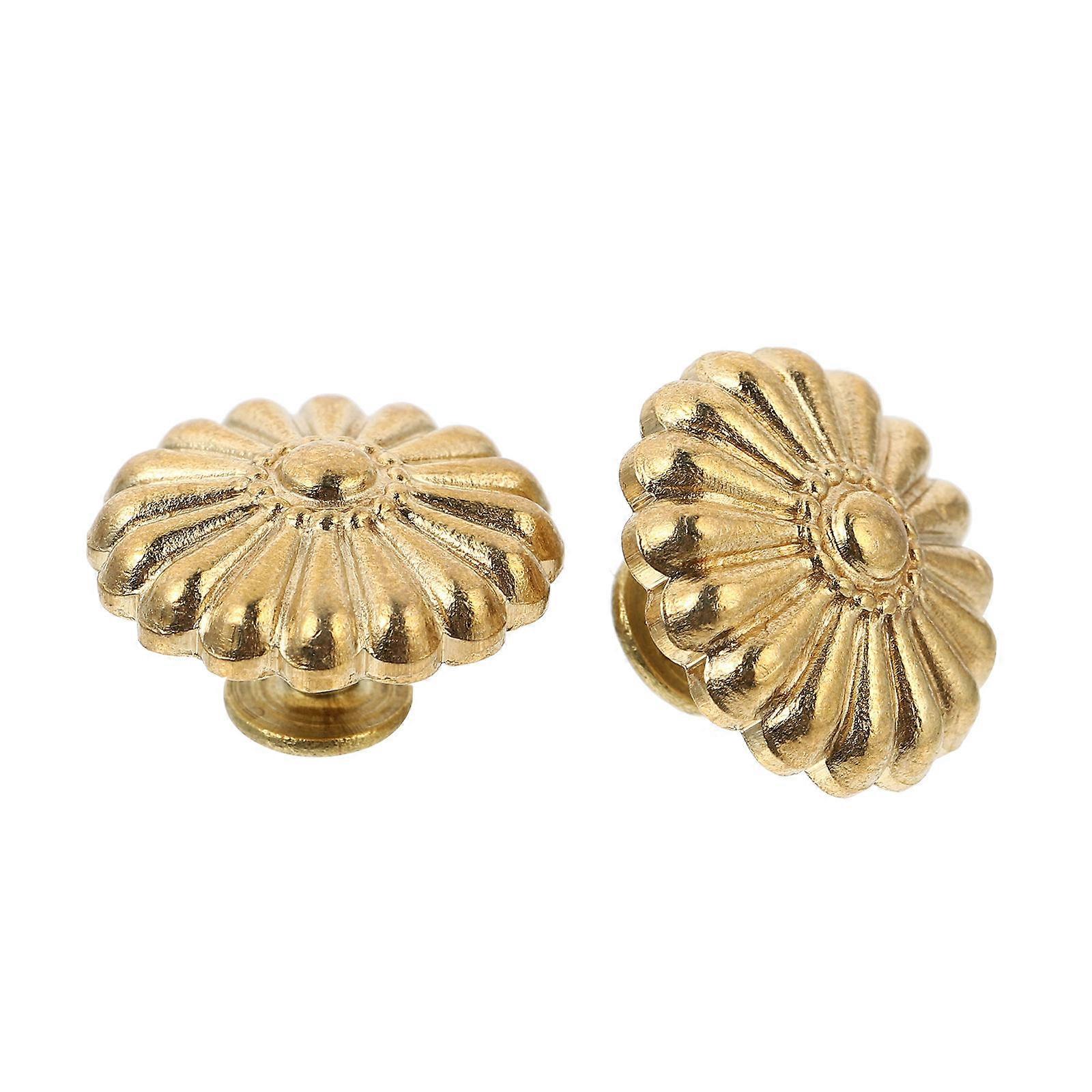 Tiszta réz szögfejek kézművességhez Stílusos szegecsek cipőkhöz, táskákhoz és bőröndökhöz Tartós dekoratív szegecsek 2 db-os készlet