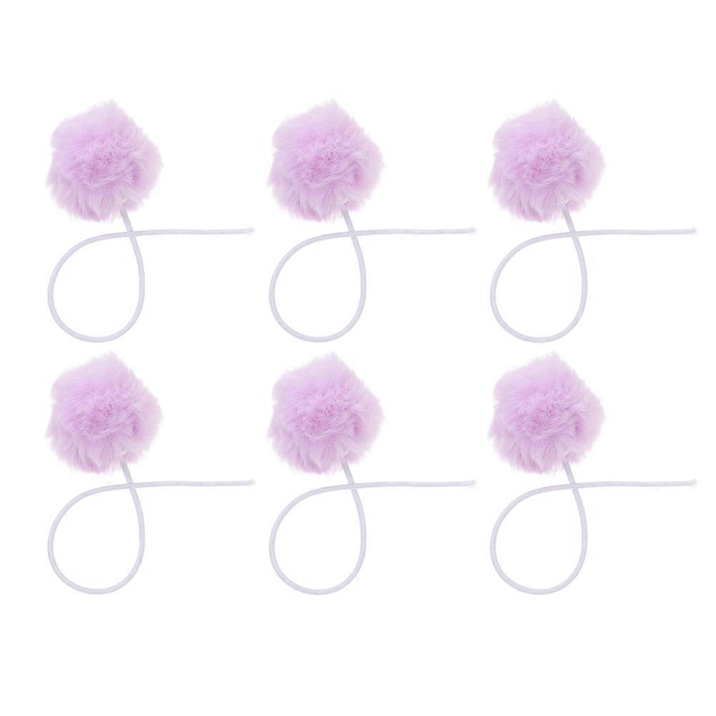 Pet Toy Cat Ball Cat Dangling Toy With Tested Interactive Play Indoor Playtime 6Pcs