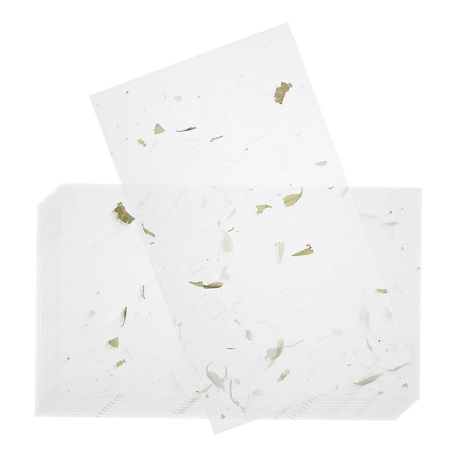Rice Paper Writing Stationery For Artistic Creations Vintage Design Rectangular 10 Sets
