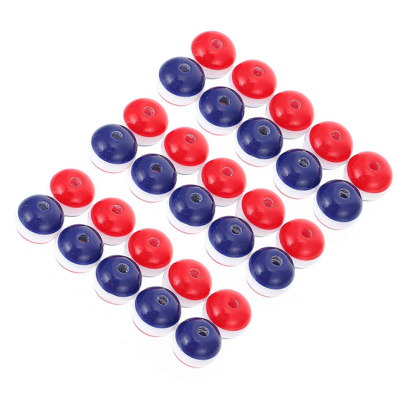 DIY Bead Jewelry Kit with Round Resin Plastic Beads for Crafting Projects Multi Color 100 Pcs