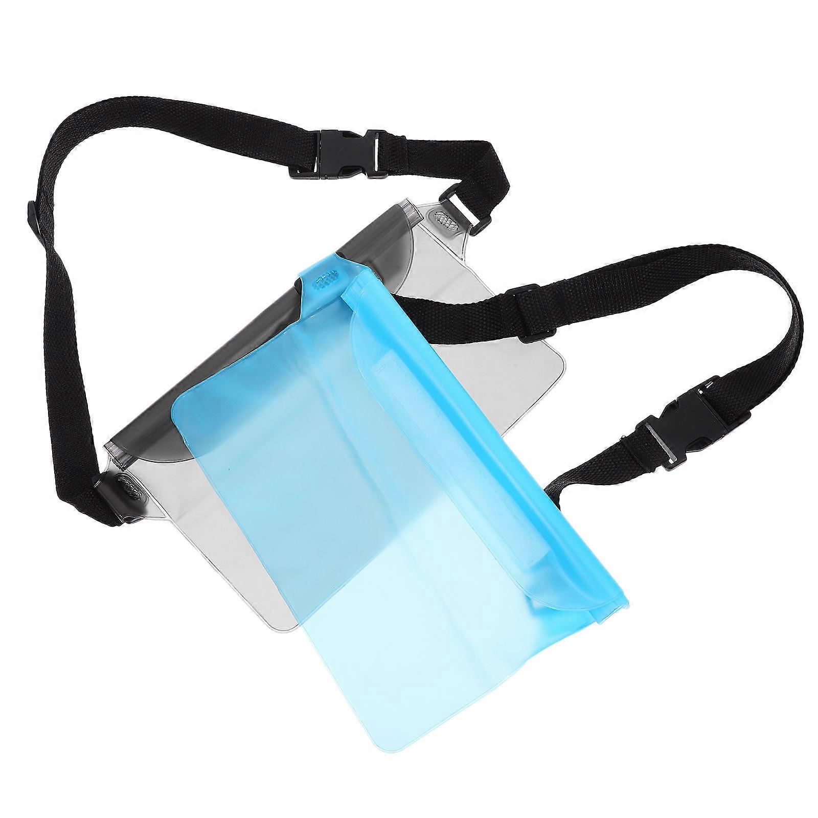 Adjustable Waist Belt Phone Holder Pouch for Swimming & Outdoor Activities – Waterproof Protection for Cell Phones & Valuables in Wet Conditions