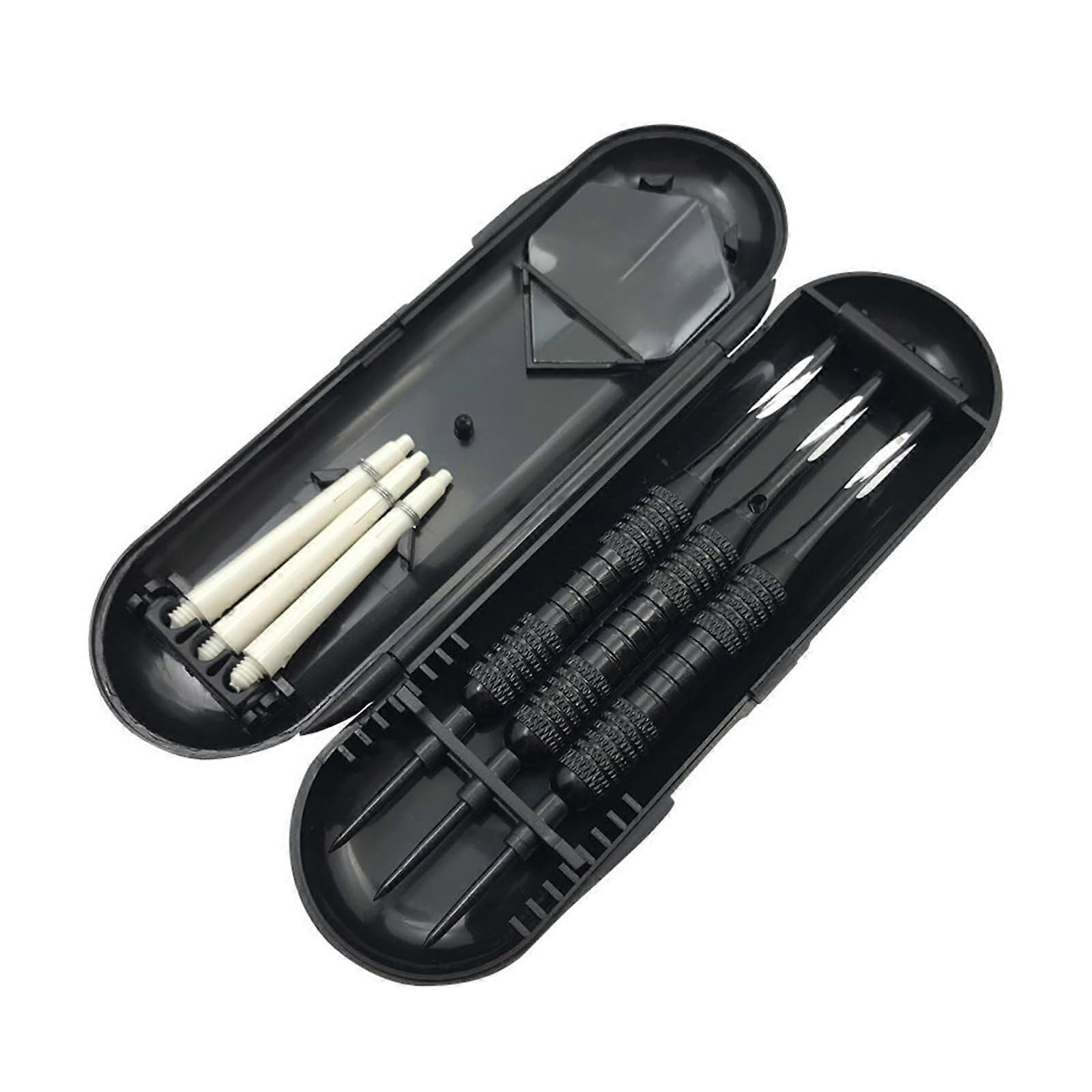 1 Set Metal Darts with Steel Tip and Carry Case, Professional Steel Dart Needle Set, Dart Accessories, Ref: 3622