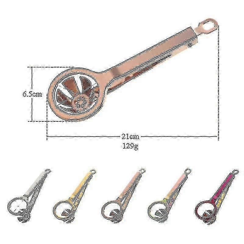 Stainless Steel Hexagonal Egg Cutter for Kitchen