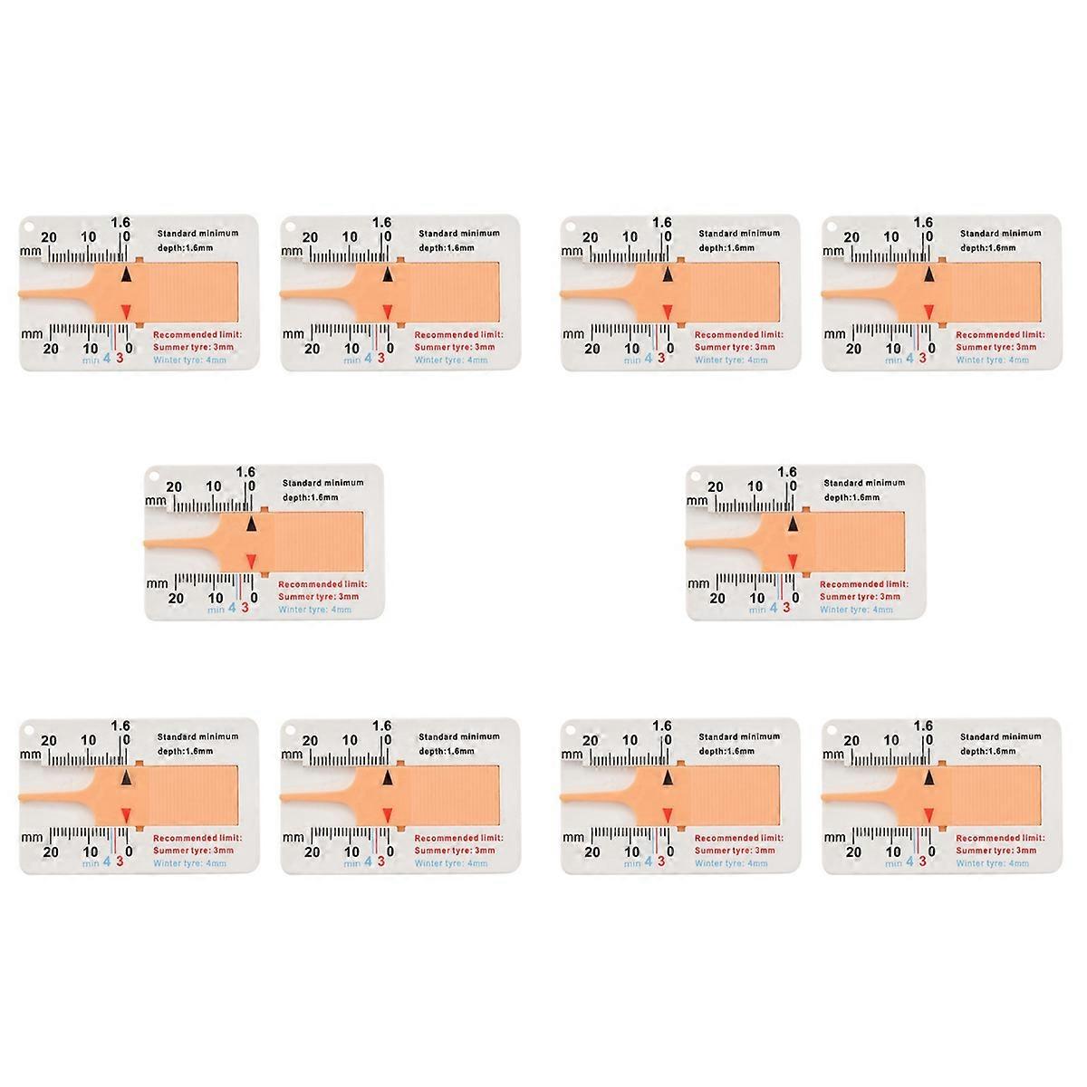 Tyre Tread Depth Gauge Car Motorcycle Trailer Van Wheel