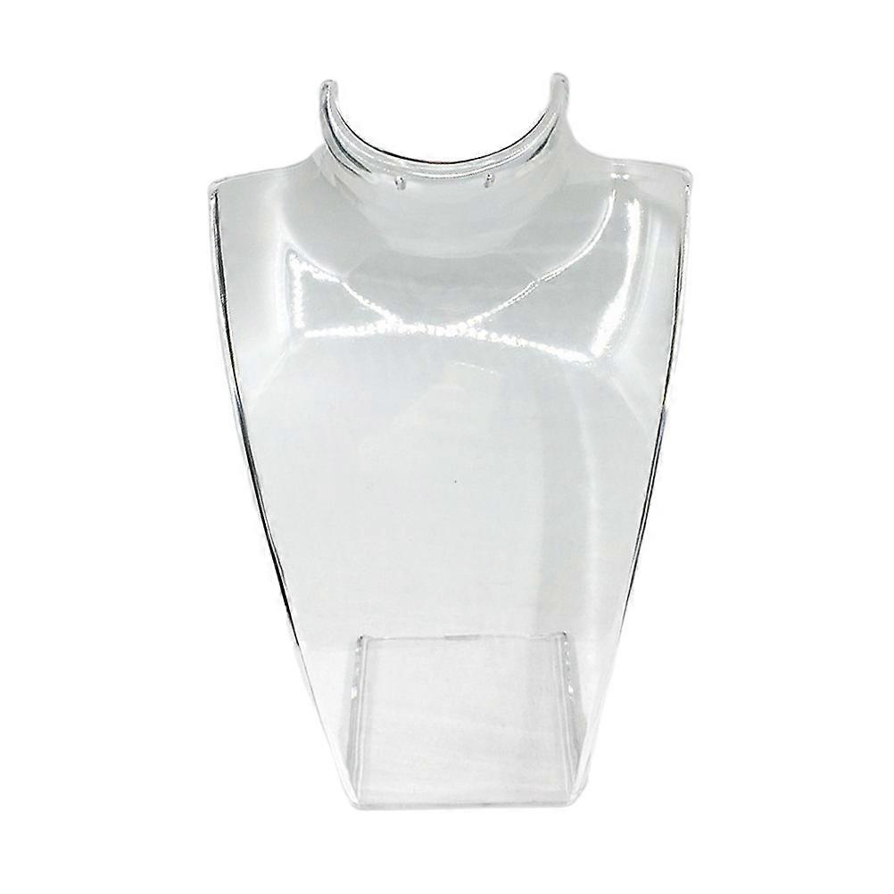 Jewelry Bust Display Transparent Home Use 1Pack
