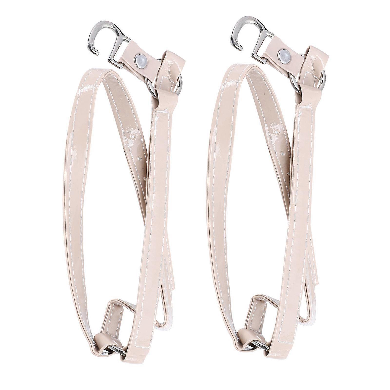 Elastic High-Heels Shoes Straps Prevent High Heels from Falling Simple Design Iron 1Pair
