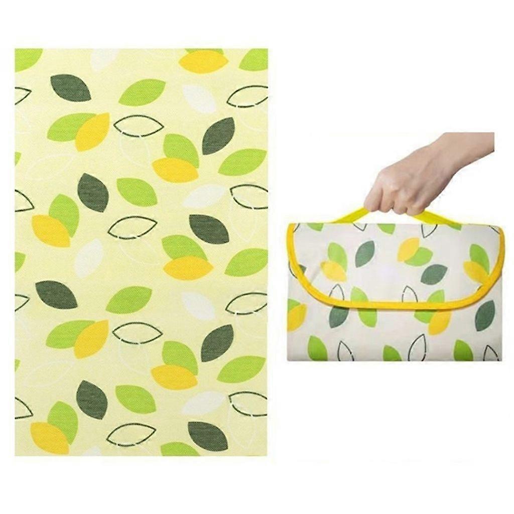 200 x 200cm Washable Picnic Blanket Camping Picnic Camping Blanket Beach Blanket Heat Insulated Waterproof Sandproof with Carrying Handle (Colorful)