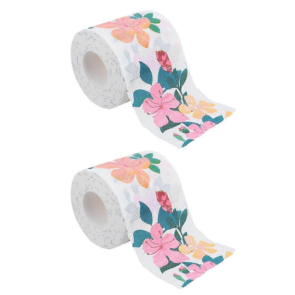 Travel Toilet Paper Design No Fading Handkerchief Paper 2 Rolls