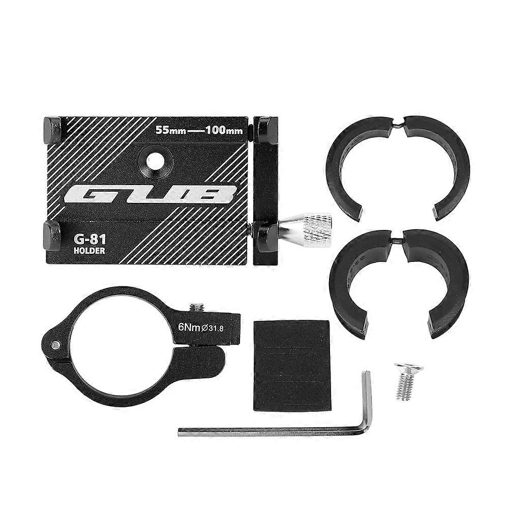 Support universel pour mini téléphone portable GUB pour guidon de vélo de route en alliage d'aluminium (noir)