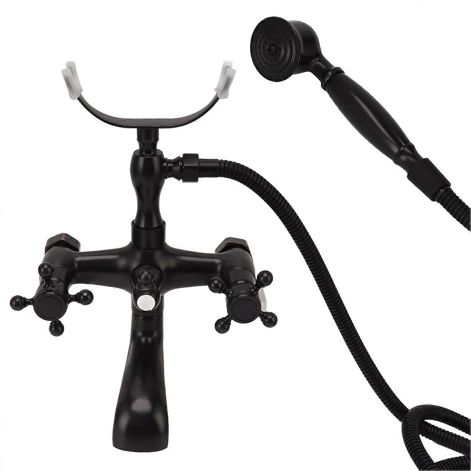 Simple Style Brass Wall Mounted Handheld Shower Head Kit