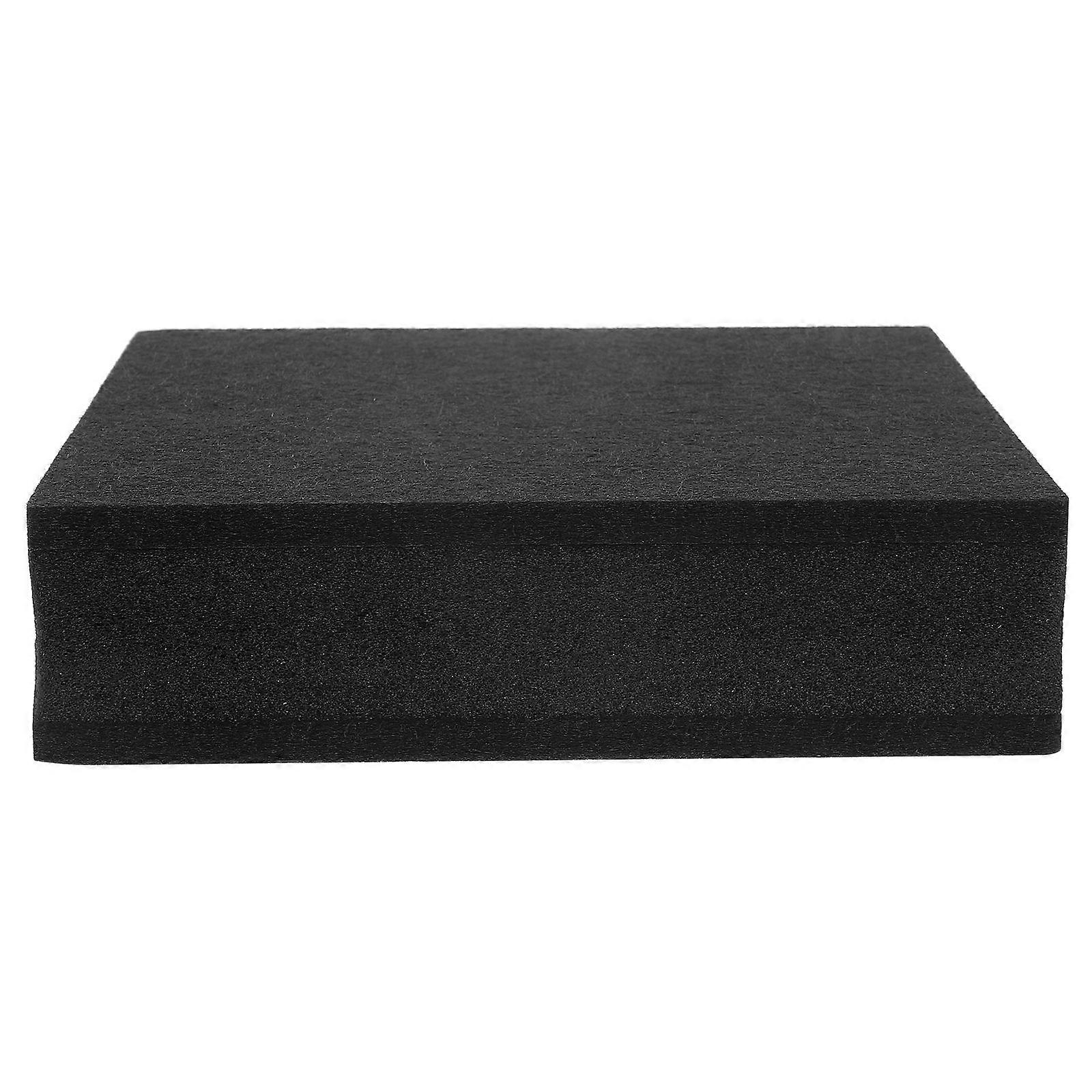 Acoustic Pads Speaker Isolation Pad Sound Absorption Studio Monitor Black 20.00X20.00X5.30CM Vibration Isolation 1Set