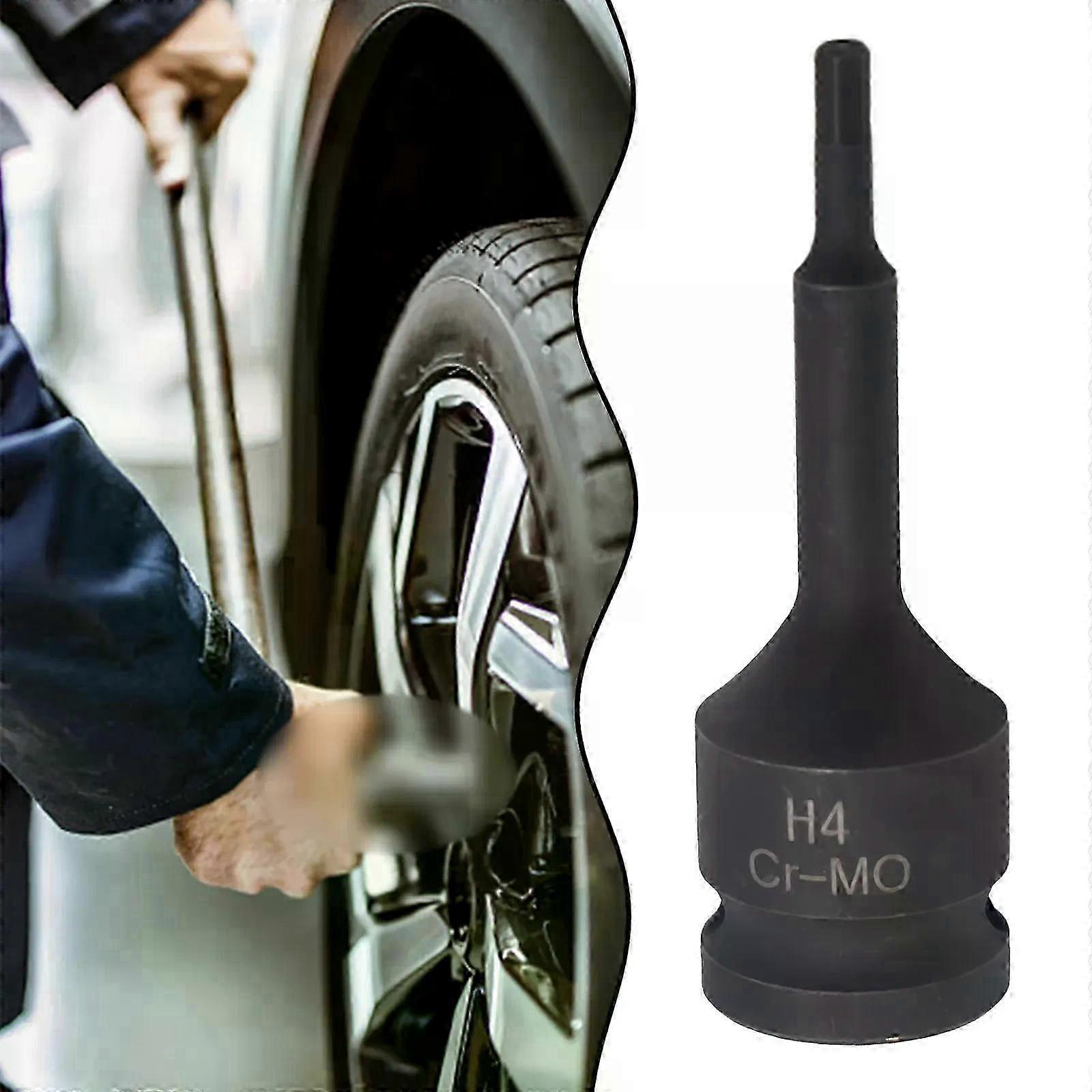 1/2 Inch Pneumatic Wrench Drive Socket Set Hex Bits Hexagon Screw Socket Lengthened H4 H5 H6 H7 H8 H9 H10 H12 H17 H18 H19