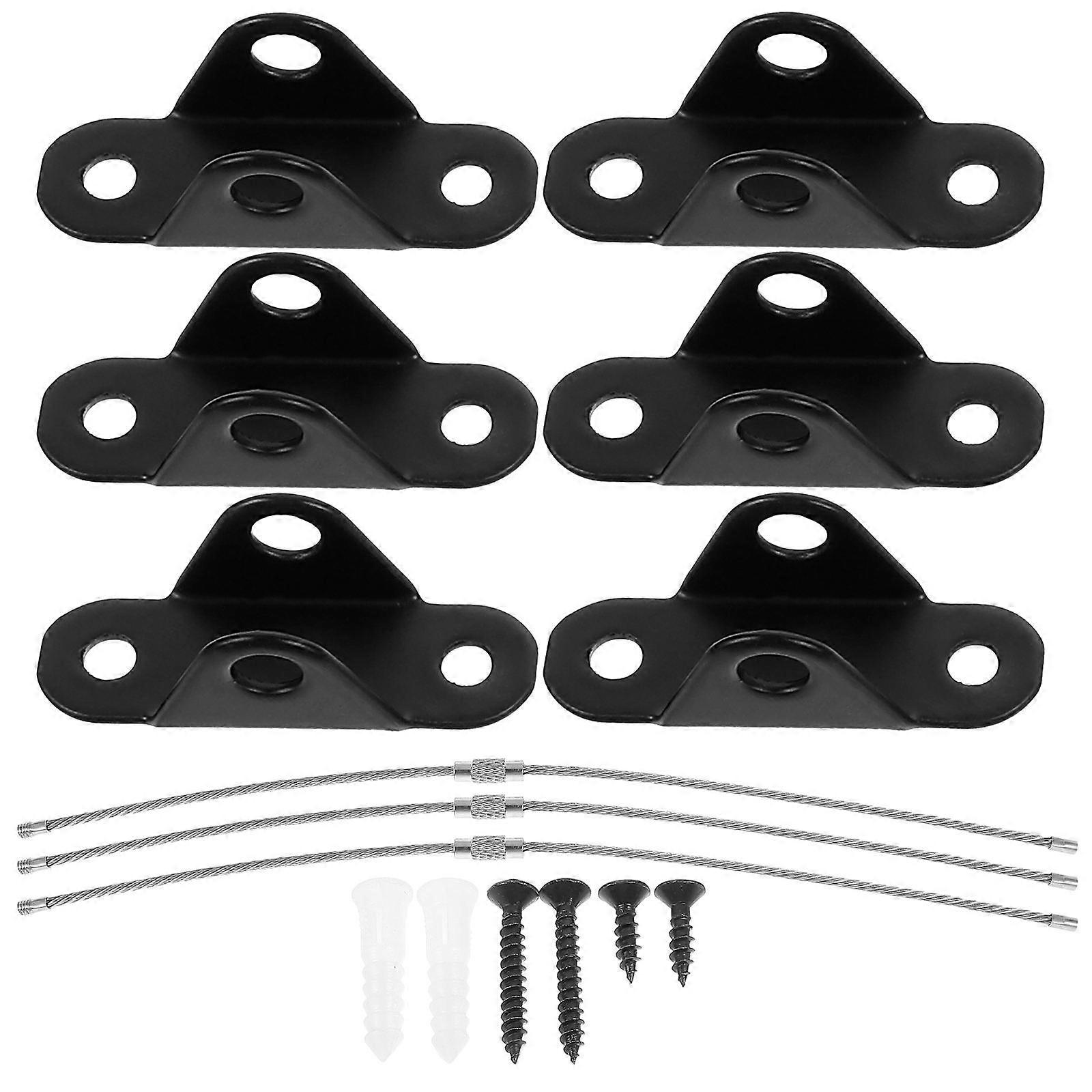 3 Sets Furniture Safety Anchors with Strong Straps for Home Security – Secure Cabinets, Dressers & Prevent Tipping – Kit