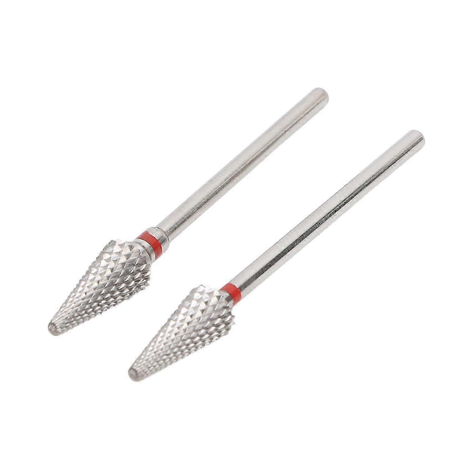 Nail Tapered Drill Bit Professional Fast Removing Tungsten Steel Manicure Drill Bits for Exfoliating
