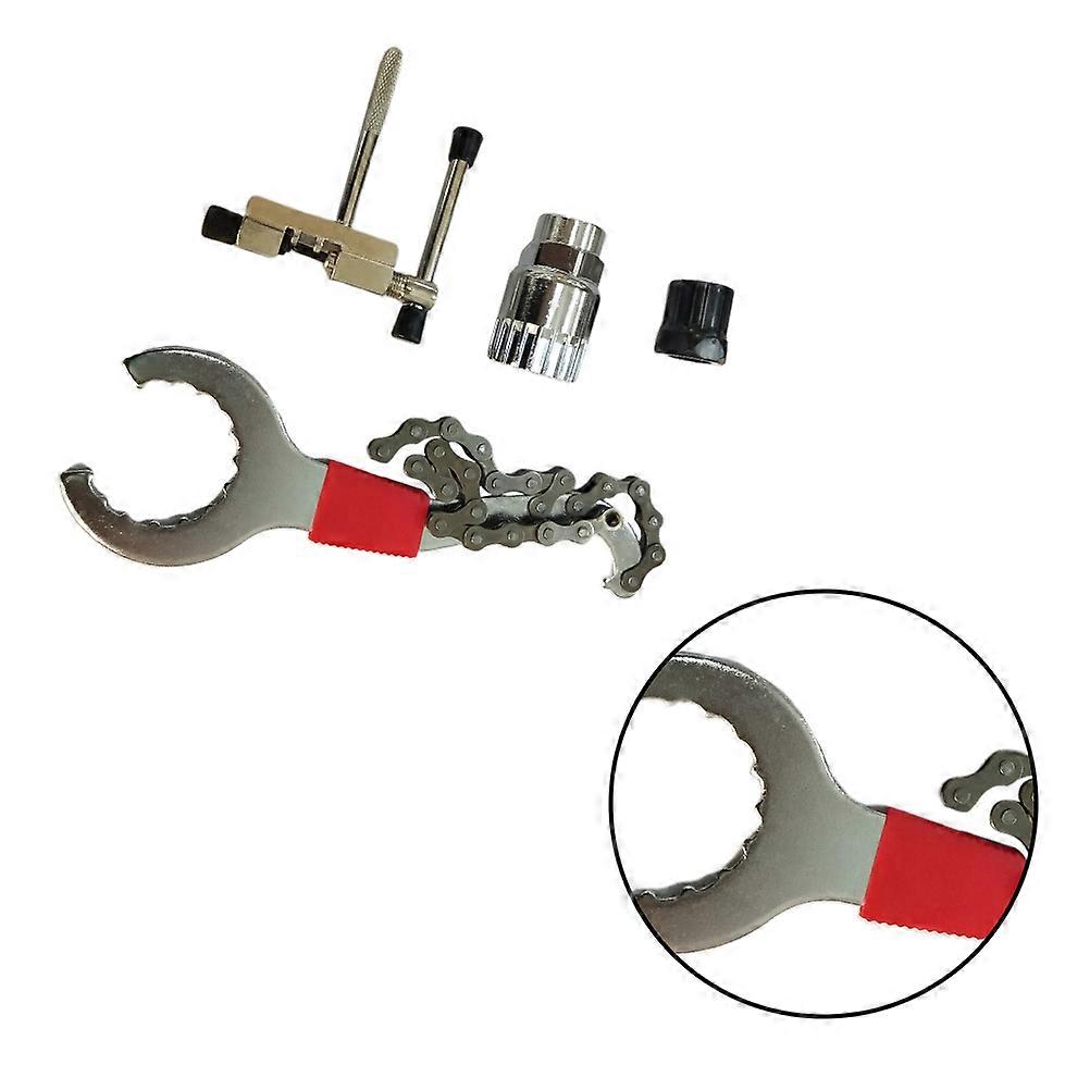 Bike Tool Set Chain Bikers Outdoor Enthusiasts 7.2x8cm Iron Bike Chain Repair 1 Set