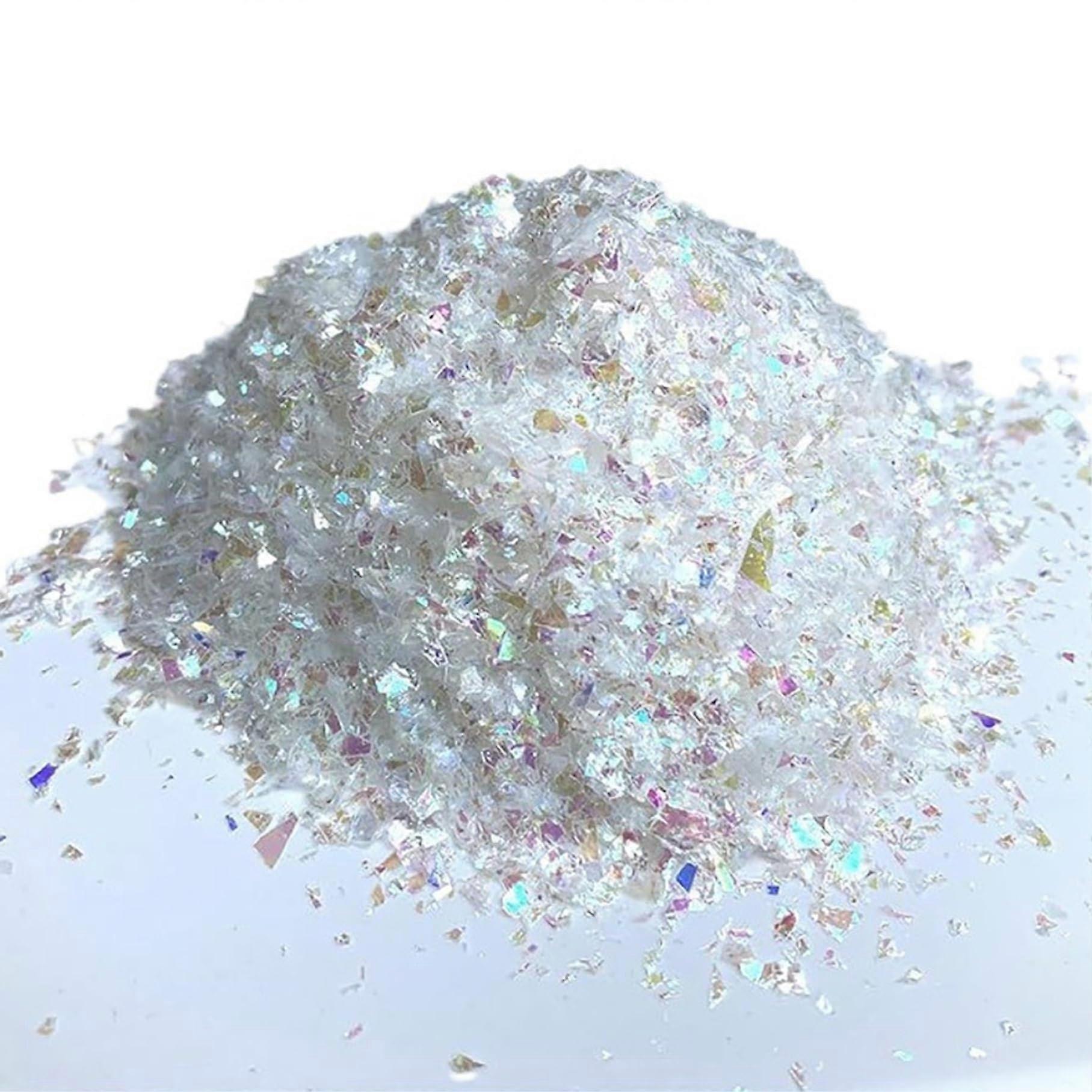 Instant Snow Fake Snow, 300g Plastic Artificial Snow, Realistic Snowflakes Decorating