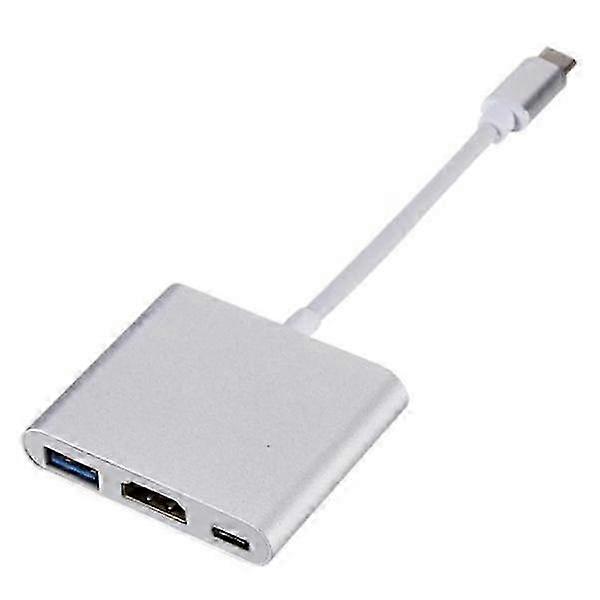 USB-C Multiport Adapter for USB (PD), HDMI 4K and USB-C Compatibility