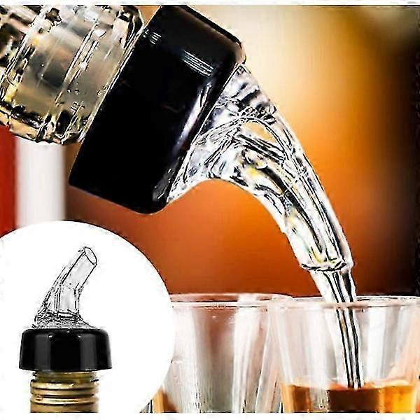 2-pack Drip cap 4cl with automatic measure Transparent