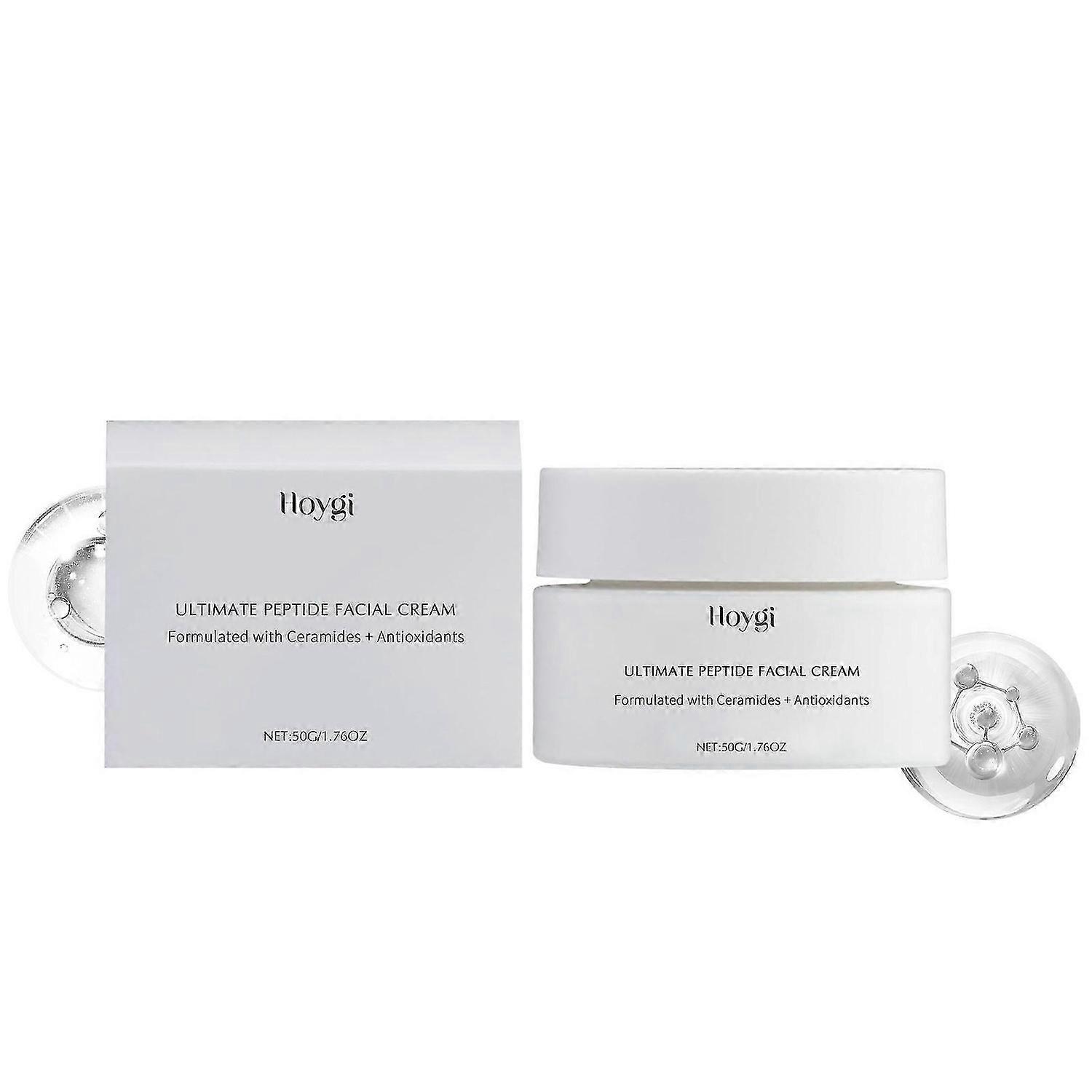Ultimate Peptide Cream, Ultimate Peptide Anti-Aging Facial Cream Formulated with Ceramides & Antioxidants, for a Radiant Complexion