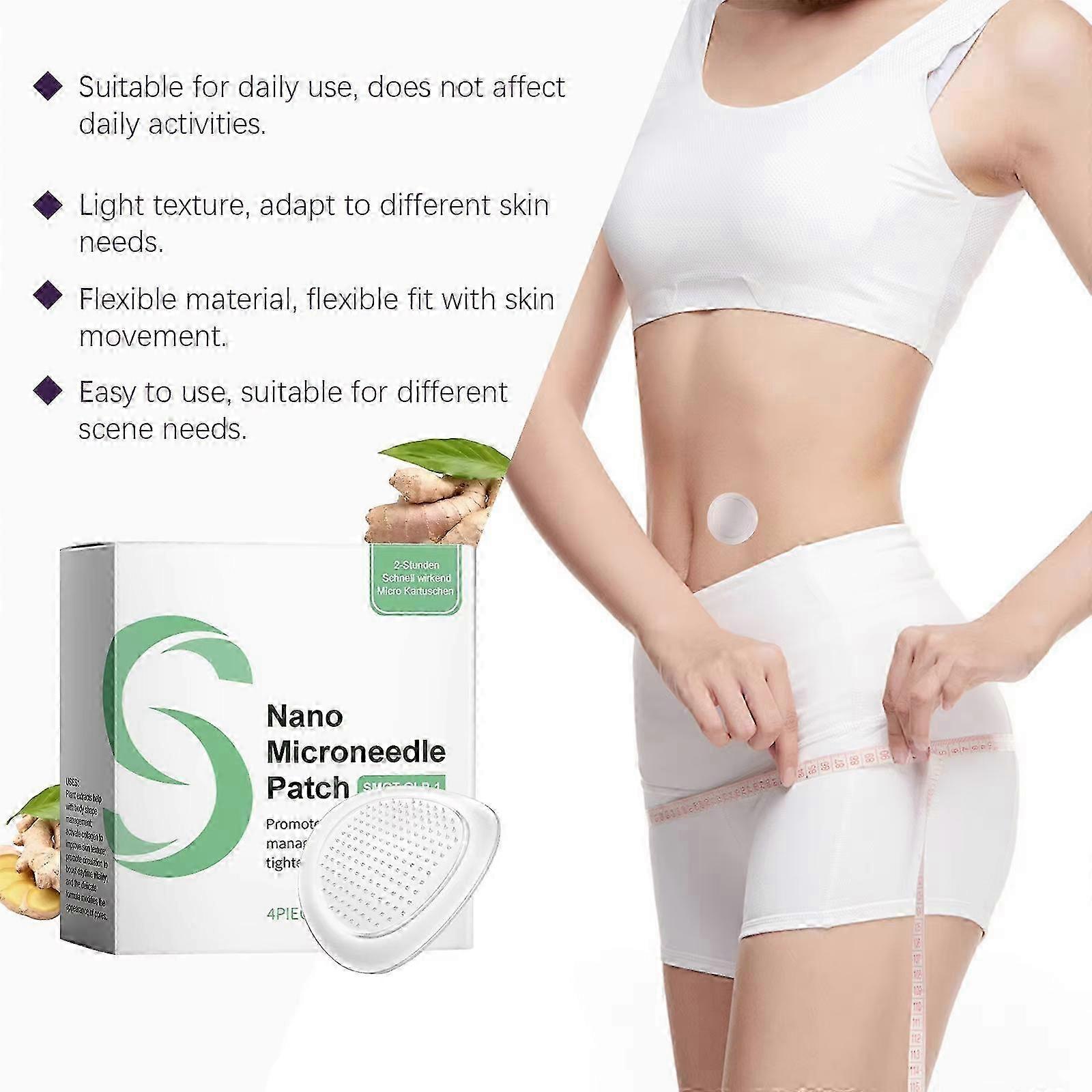Microneedle Care Patch For Weight Skin Burning Heating Patch 4pcs/box 3boxes