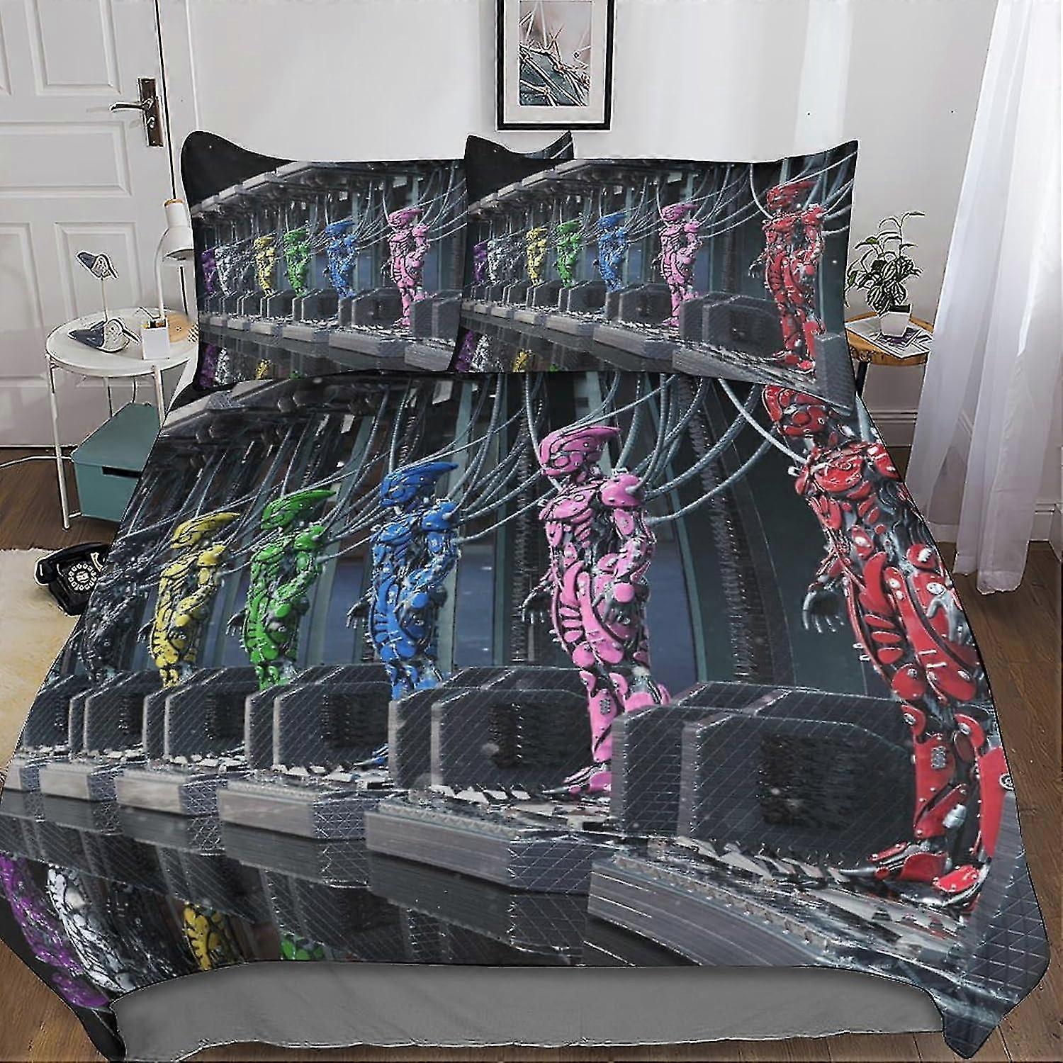 Kids Bedding Set, 3 Pieces Duvet Cover with Sci-fi Comforter & Pillow Cases, Suitable for a Certain Brand
