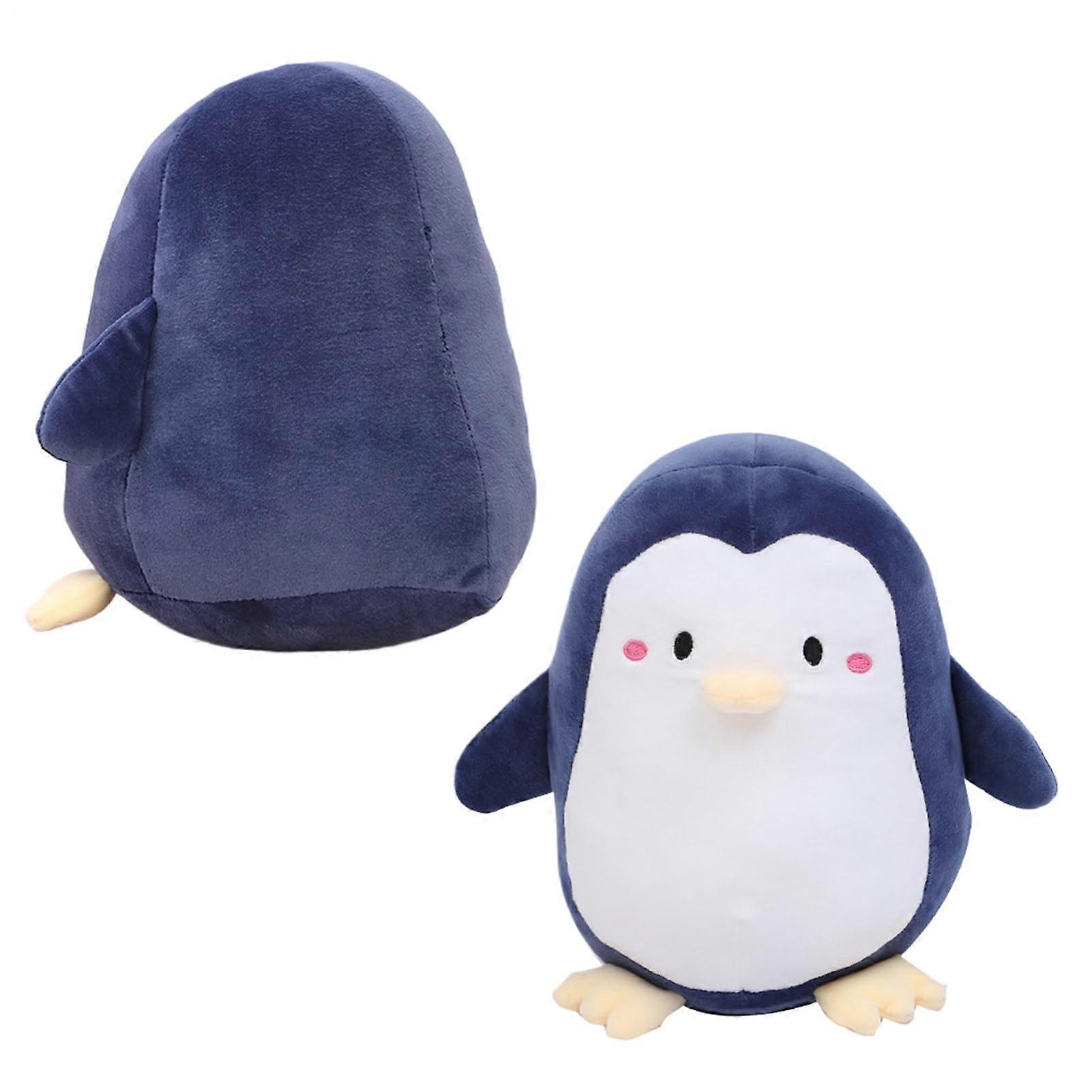 Penguin Soft Pillow Toy 24 cm, Plush Cartoon Penguin for Bedroom, Huggable Plush Toy for Girls