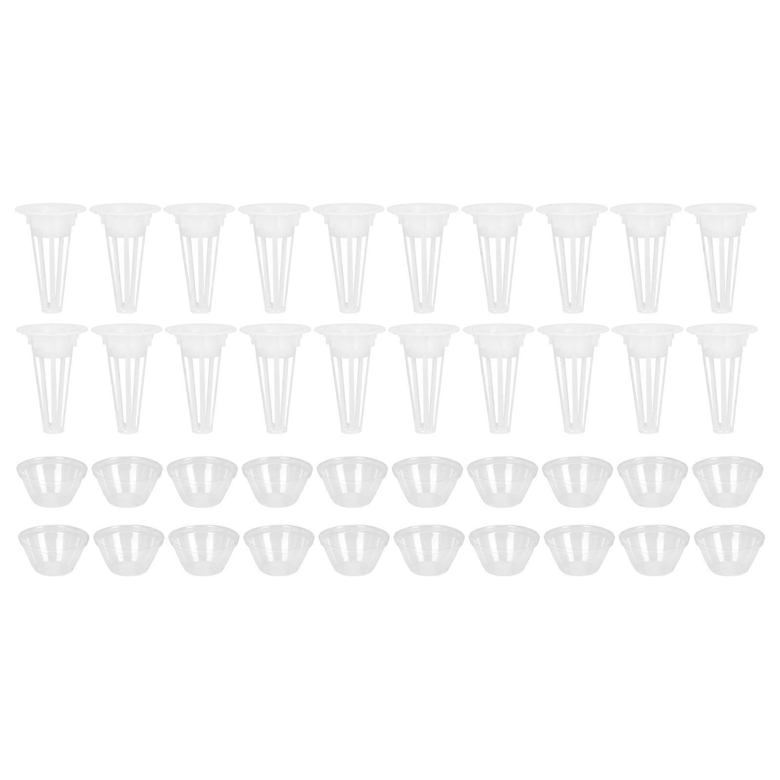 Hydroponic Vegetables Pots Soiless Baskets For Indoor Gardening 1Set