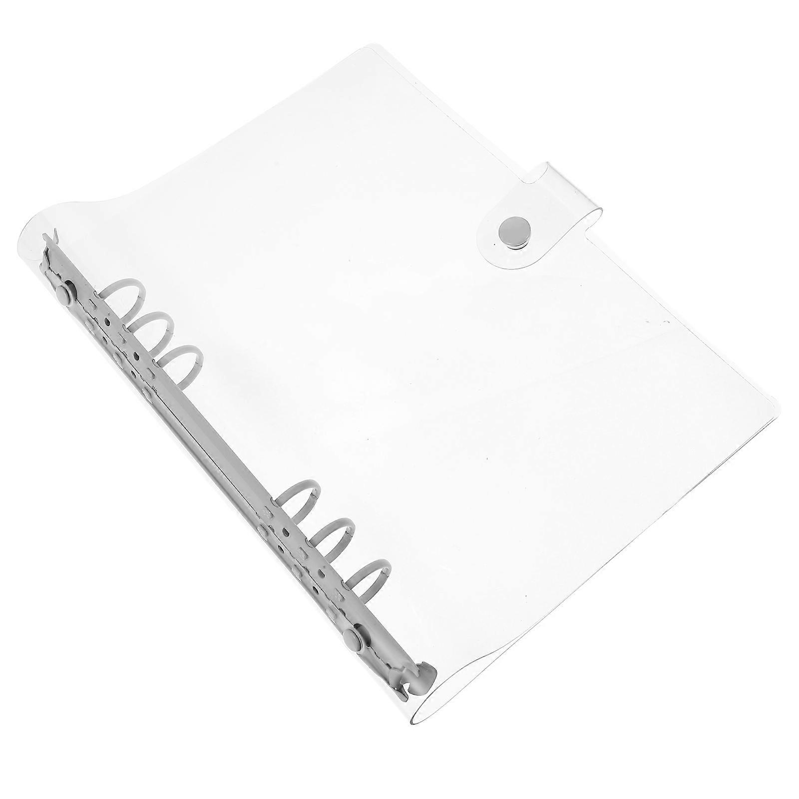 Ring Binder Mini Binder Rings Aluminium Alloy Transparent Cover Teachers Report Binding 1Pack