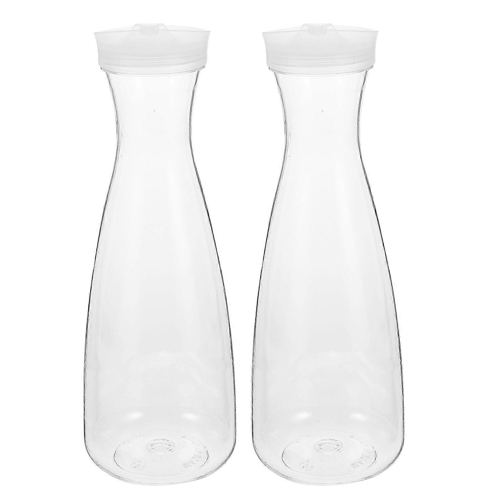 Pitchers Beverage Pitchers Water Pitcher with Lid Entertaining Guests 30.5X10.5CM Simple Design 2Pcs