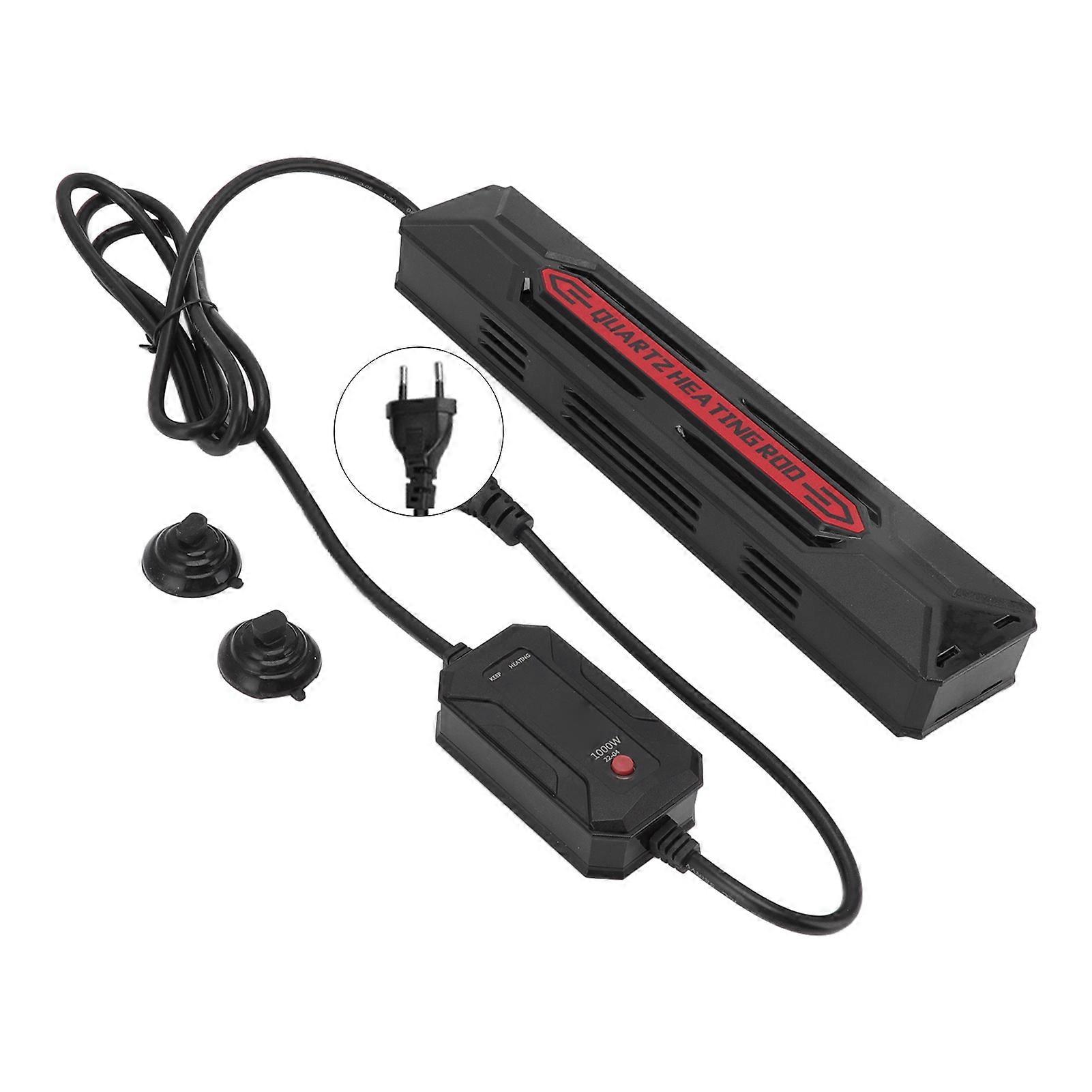 Aquarium Quartz Heater Constant Temperature Energy Saving Safe Fish Tank Heating Rod with LED Controller 1000W
