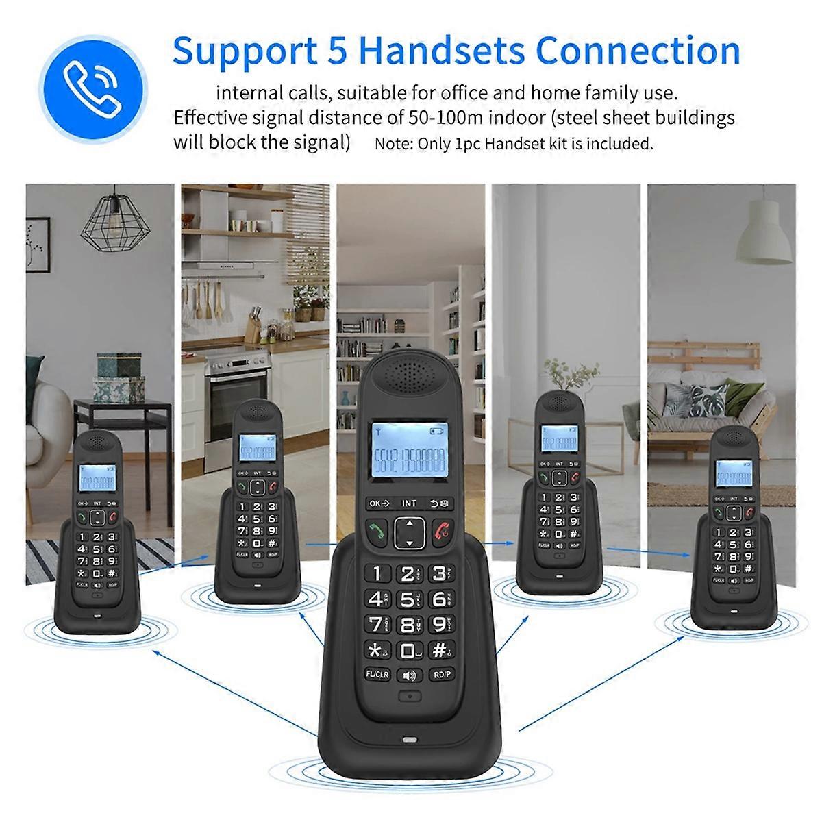 Expandable Cordless Telephone Handheld Telephone US plug B