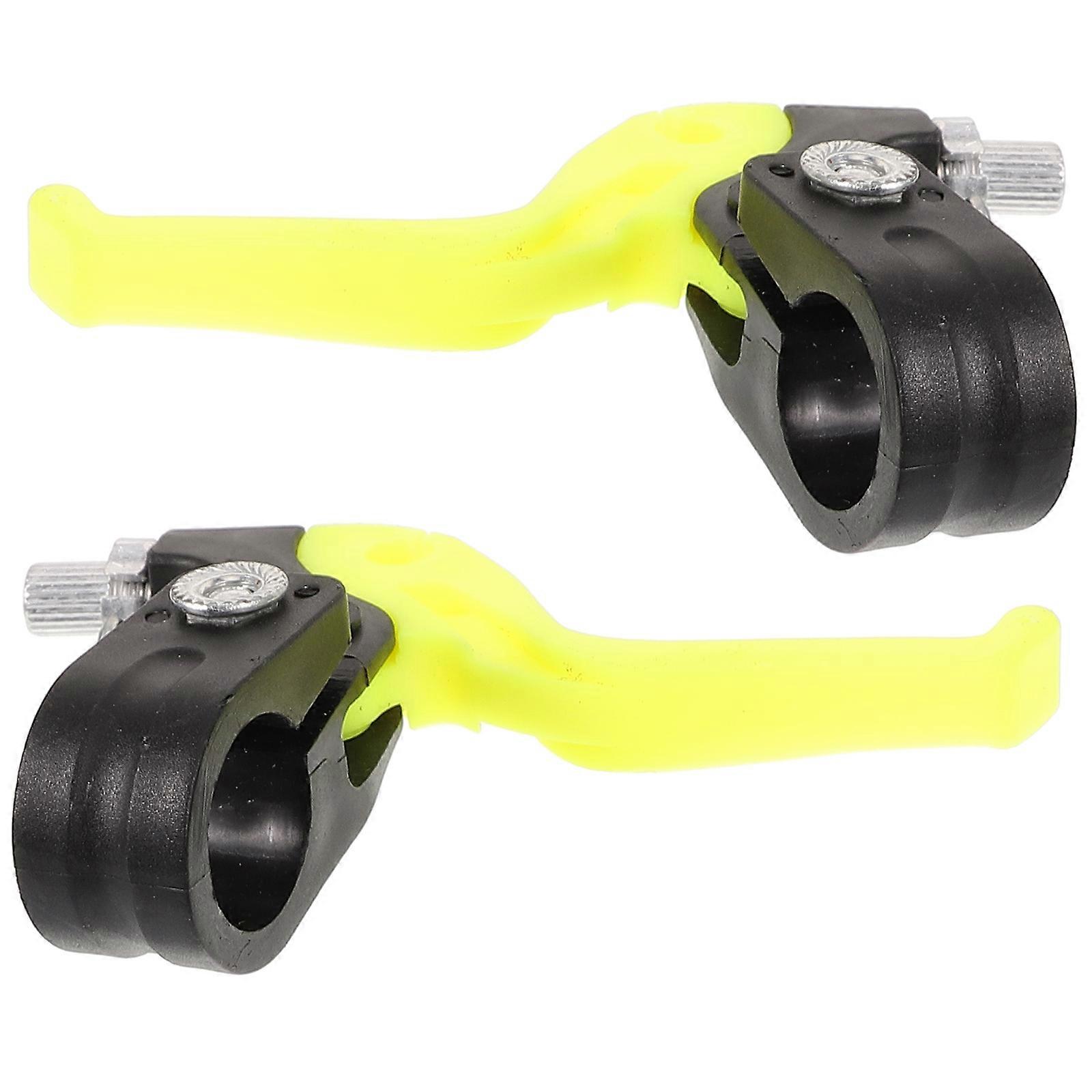 Bike Braking Handlebar Kids Bicycles Brake Handle Wear-Resistant Three-Finger Design 1Pair