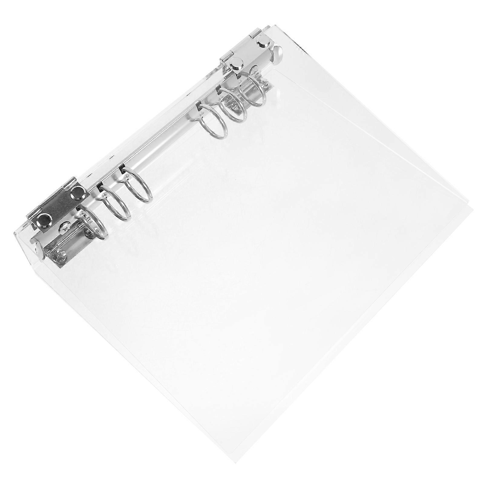 Journal Cover Clear Loose Binder Reusable Function Students 23.00X18.50X5.00CM 1Set
