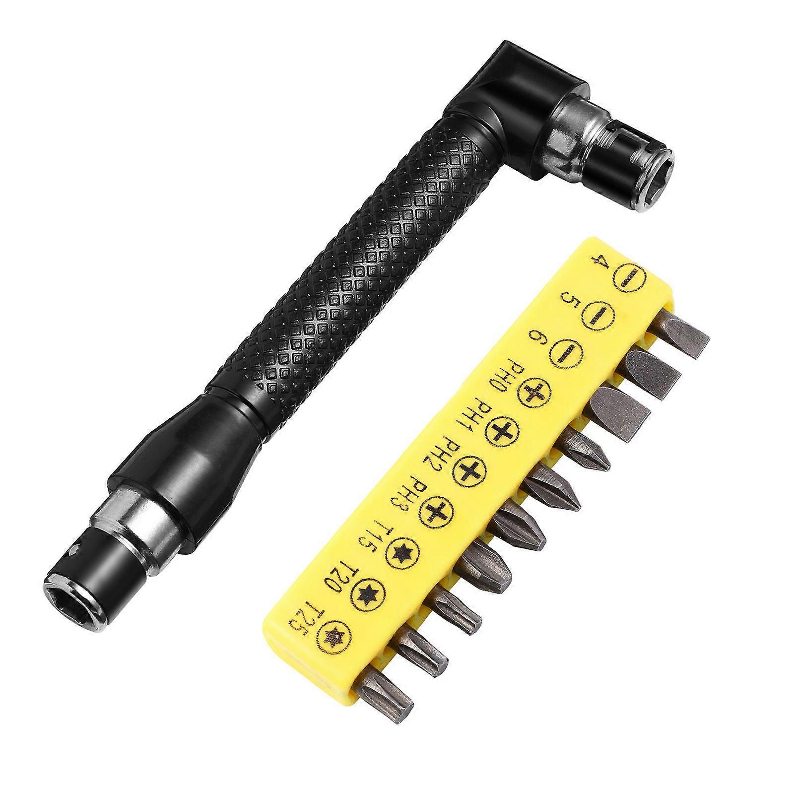 L Shaped Elbow Hexagonal Wrench Socket Mini Tool Set Machinery Repair Home Use 11Set