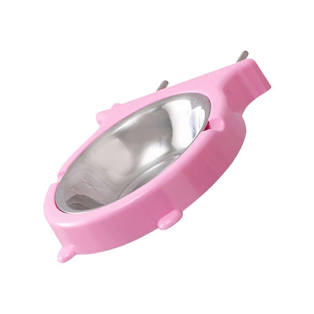 It sounds like you're describing a product listing for a **hanging stainless steel dog feeder bowl** that's also suitable for cats and doubles as a