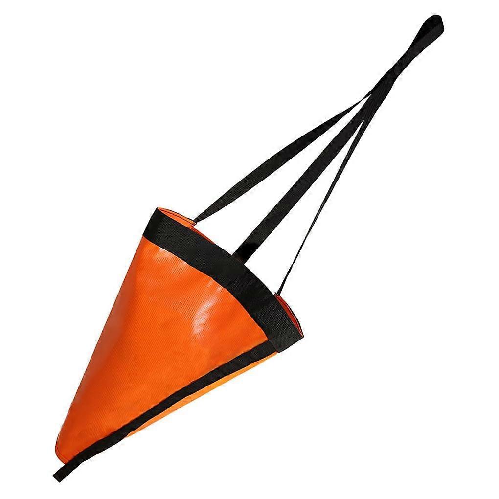 24 Inch Heavy Duty Boat PVC Sea Anchor Drift Drogue Drifting Rowing 1517ft Retrieving Throw Line Float Buoy Accessory