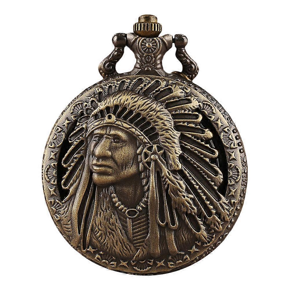 Vintage Design Retro Quartz Pocket Watch for Collectors – Durable Chain, Easy to Read Arabic Numerals, Unique Antique Hanging Necklace Style for Men