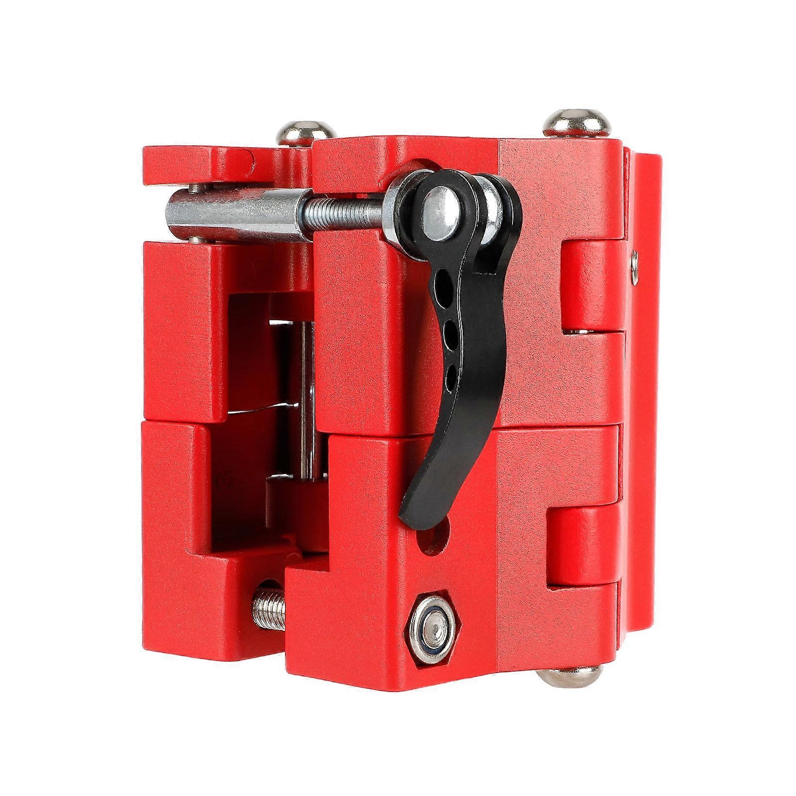 Secure Folding Scooters Clamps Aluminum Alloys Easyly Installation Brackets Scooter Folding Holder Part  Red