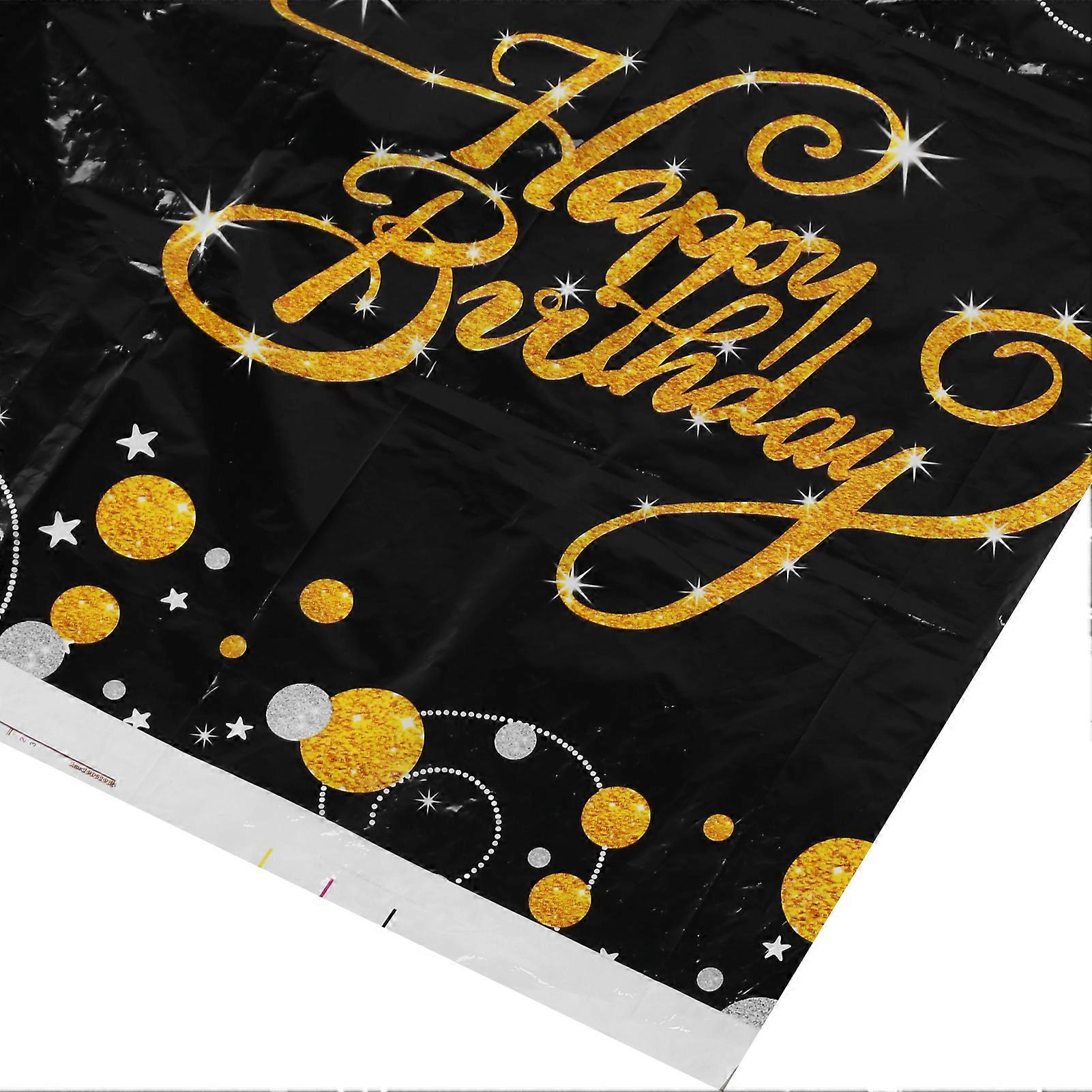 Tablecloth Plastic Table Cover Rectangular Table Decoration for Birthday Party Banquet