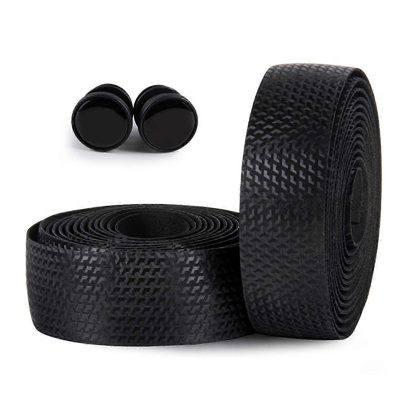 2Pcs Road Bikes Handlebars Tape NonSlip Shock Absorbings Handlebars Tape Cyclings Handle Wrap Cyclings Handlebars Tape white red